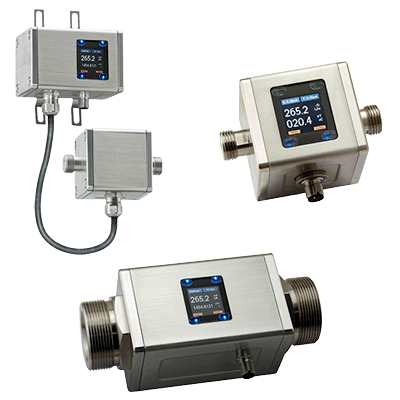 MIM - Small Inline Stainless Steel Magnetic Flow Meter for Liquids